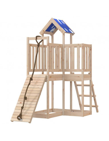 Set da Gioco da Esterno in Legno Massello di Pino