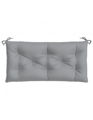 Cuscino per Panca Grigio 100x50x7 cm in Tessuto Oxford