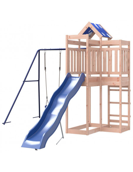 Set da Gioco da Esterno in Legno Massello di Douglas