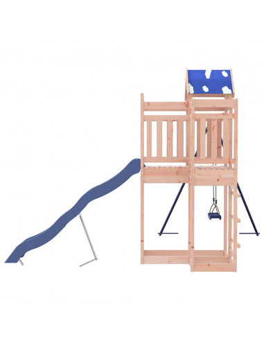 Set da Gioco da Esterno in Legno Massello di Douglas