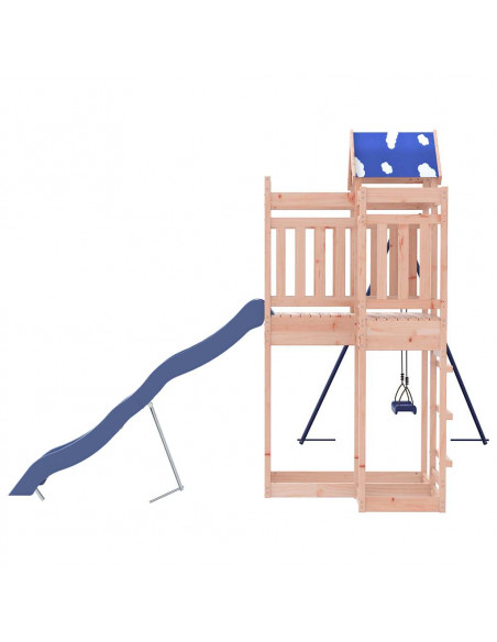 Set da Gioco da Esterno in Legno Massello di Douglas