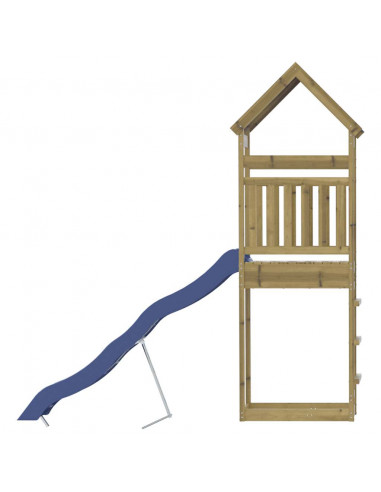 Set da Gioco da Esterno in Legno di Pino Impregnato