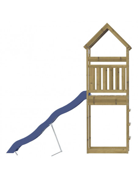 Set da Gioco da Esterno in Legno di Pino Impregnato