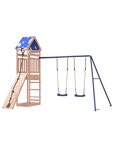 Set da Gioco da Esterno in Legno Massello di Douglas