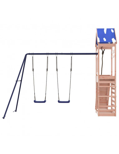 Set da Gioco da Esterno in Legno Massello di Douglas