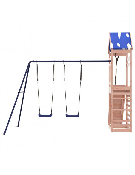 Set da Gioco da Esterno in Legno Massello di Douglas