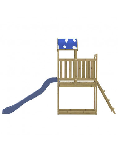 Set da Gioco da Esterno in Legno di Pino Impregnato