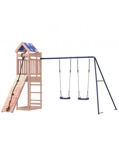 Set da Gioco da Esterno in Legno Massello di Douglas