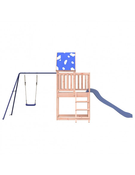 Set da Gioco da Esterno in Legno Massello di Douglas