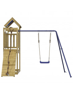 Set da Gioco da Esterno in Legno di Pino Impregnato 2