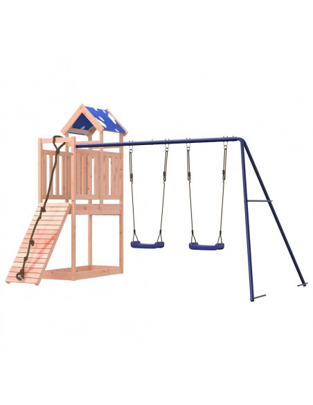 Set da Gioco da Esterno in Legno Massello di Douglas