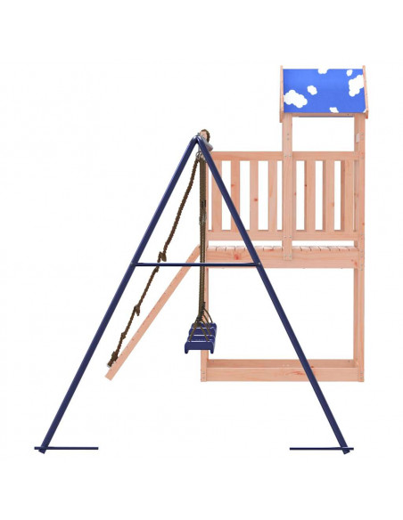 Set da Gioco da Esterno in Legno Massello di Douglas