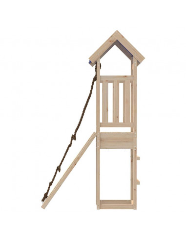 Set da Gioco da Esterno in Legno Massello di Pino