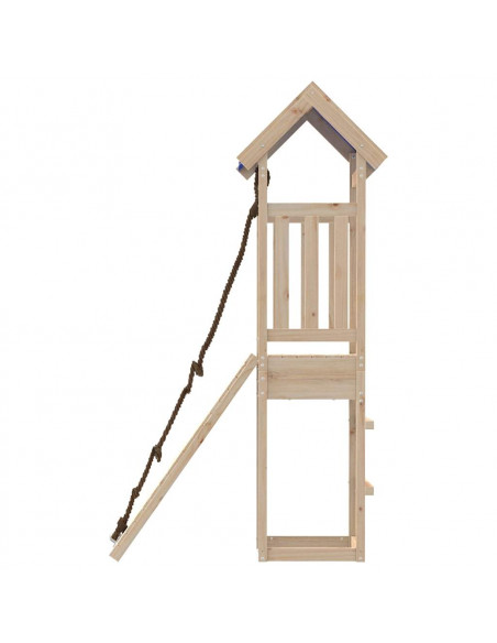 Set da Gioco da Esterno in Legno Massello di Pino