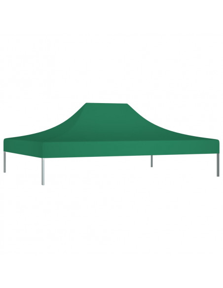 Tetto per Tendone per Feste 4,5x3 m Verde 270 g/m²
