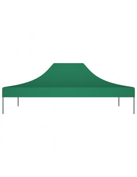 Tetto per Tendone per Feste 4,5x3 m Verde 270 g/m²