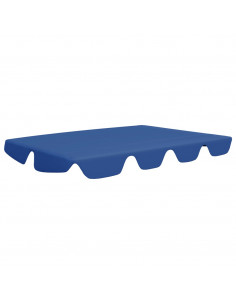 Baldacchino per Dondolo Giardino Blu 150/130x105/70 cm 2