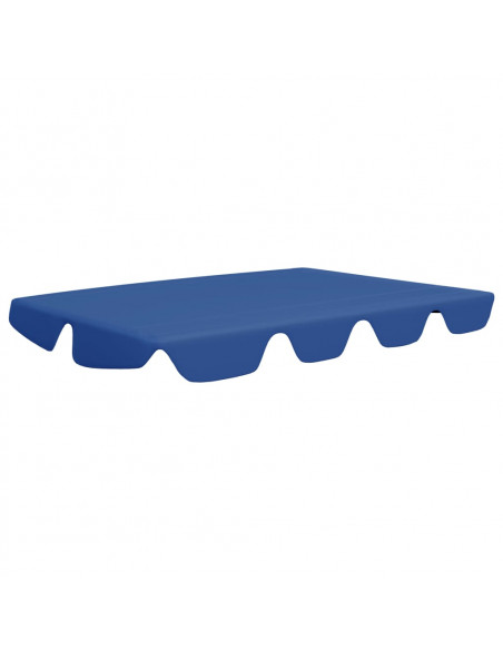 Baldacchino per Dondolo Giardino Blu 150/130x105/70 cm