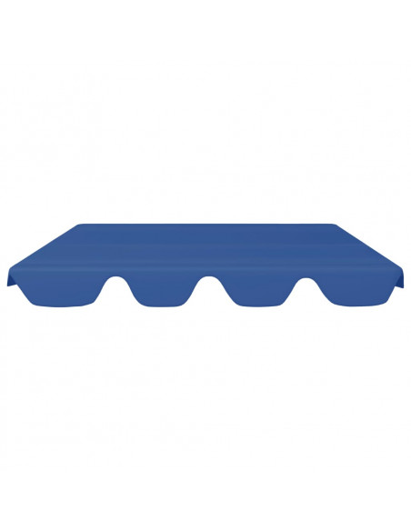 Baldacchino per Dondolo Giardino Blu 150/130x105/70 cm