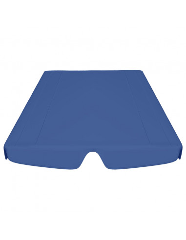 Baldacchino per Dondolo Giardino Blu 150/130x105/70 cm