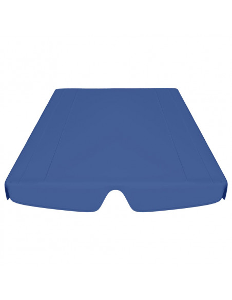 Baldacchino per Dondolo Giardino Blu 150/130x105/70 cm