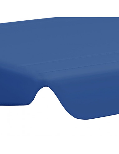 Baldacchino per Dondolo Giardino Blu 150/130x105/70 cm