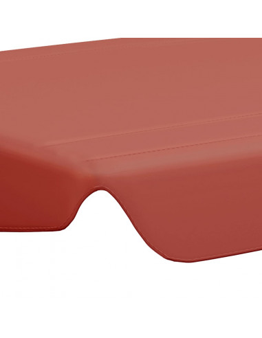 Baldacchino per Dondolo Giardino Terracotta 150/130x105/70 cm