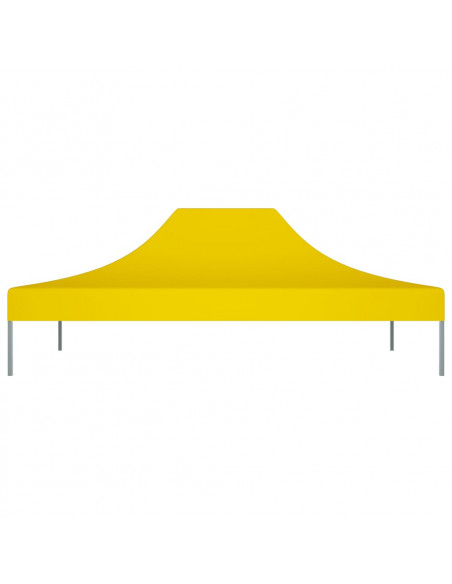 Tetto per Tendone per Feste 4,5x3 m Giallo 270 g/m²