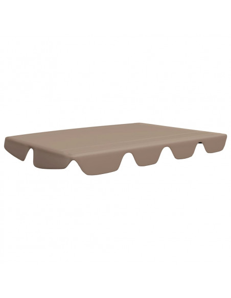 Baldacchino per Dondolo Giardino Tortora 150/130x105/70 cm
