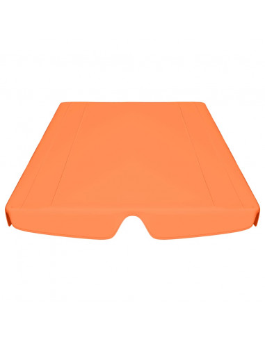 Baldacchino per Dondolo Giardino Arancione 188/168x145/110 cm