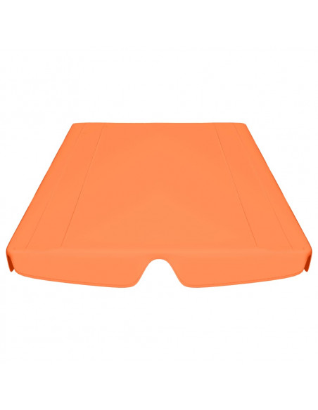 Baldacchino per Dondolo Giardino Arancione 188/168x145/110 cm