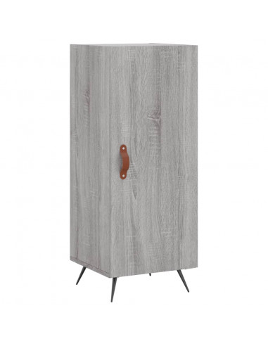 Credenza Grigio Sonoma 34,5x34x180 cm in Legno Multistrato