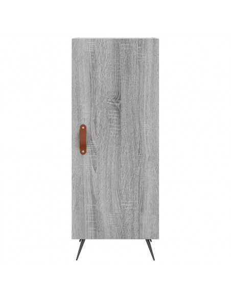 Credenza Grigio Sonoma 34,5x34x180 cm in Legno Multistrato