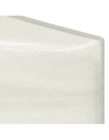 Tenda per Feste Pieghevole con Pareti Laterali Crema 3x3 m