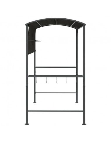 Gazebo con Tetto 220x110x200 cm Antracite