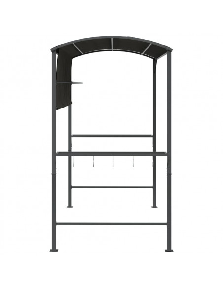 Gazebo con Tetto 220x110x200 cm Antracite
