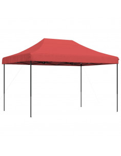 Tenda da Festa Pieghevole Pop-Up Bordò 410x279x315 cm 2