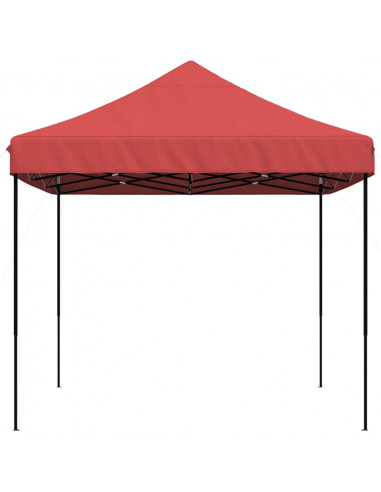 Tenda da Festa Pieghevole Pop-Up Bordò 410x279x315 cm