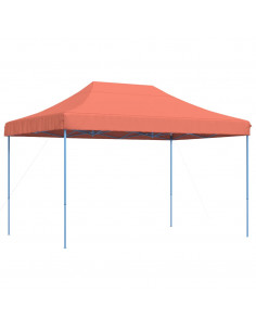 Tenda da Festa Pieghevole Pop-Up Terracotta 410x279x315 cm 2