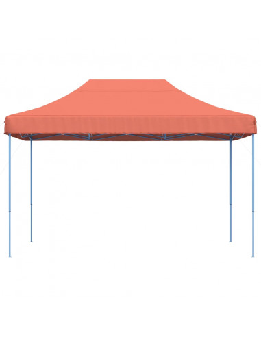 Tenda da Festa Pieghevole Pop-Up Terracotta 410x279x315 cm
