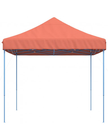 Tenda da Festa Pieghevole Pop-Up Terracotta 410x279x315 cm