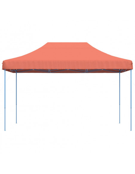 Tenda da Festa Pieghevole Pop-Up Terracotta 440x292x315 cm