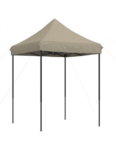 Tenda da Festa Pieghevole Pop-Up Tortora 200x200x306 cm