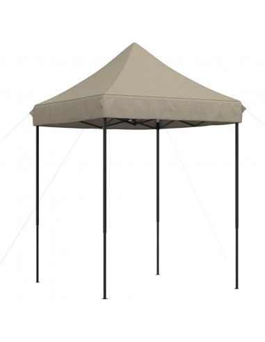 Tenda da Festa Pieghevole Pop-Up Tortora 200x200x306 cm