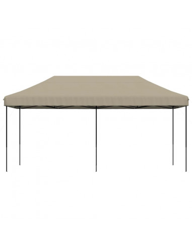 Tenda da Festa Pieghevole Pop-Up Tortora 580x292x315 cm