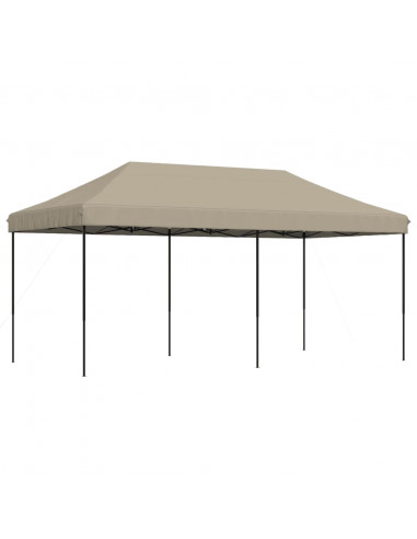Tenda da Festa Pieghevole Pop-Up Tortora 580x292x315 cm