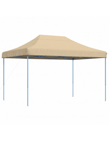 Tenda da Festa Pieghevole Pop-Up Beige 410x279x315 cm