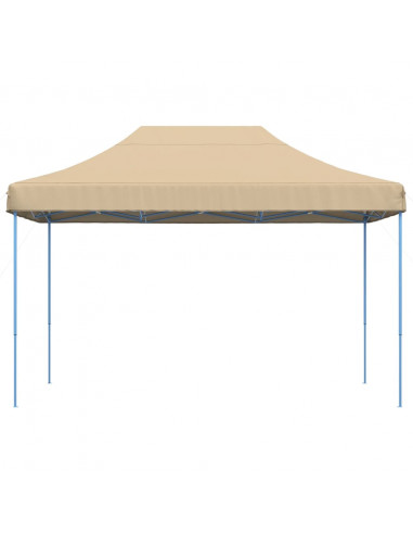 Tenda da Festa Pieghevole Pop-Up Beige 410x279x315 cm