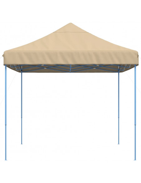 Tenda da Festa Pieghevole Pop-Up Beige 410x279x315 cm