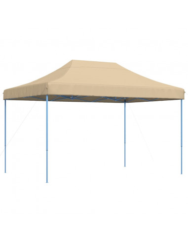 Tenda da Festa Pieghevole Pop-Up Beige 410x279x315 cm